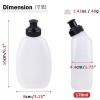 Azarxis Running Water Bottles Flask BPA Free Leakproof Hydration Vest Packs Waist Belt Replacement for Triathlon Marathon Hiking Cycling Climbing Jogging Runner (280ml / 9.5oz - 2 Pack) view 2