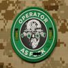 BritKitUSA 3D PVC Operator As F**k OAF Nation MARSOC Raiders USMC Morale Patch view 2