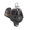 PLAIN BEARING BLOCK Sailboat Hardware 35mm 1 3/8" Triple Swivel Shackle Becket Fairlead Cleat BP-3513F view 1