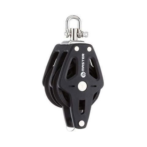 Sailboat Dinghy Hardware 60mm 2 1/3" Double Swivel Shackle Becket Plain Bearing Master BP-0604F