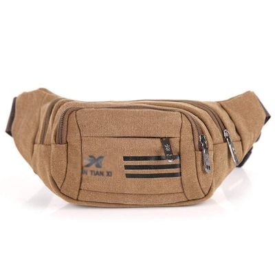 Waist Bag Fashion Shoulder Bag Sports Messenger Bag Canvas Chest Bag Casual Bag DP-22 (D)