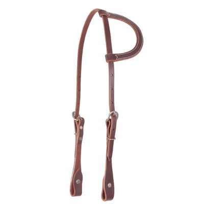 Martin Saddlery Surplus Slip Ear Headstall, Chestnut