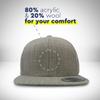 Custom Snapback Baseball Cap Gold Outline Orthodox Cross Embroidery Acrylic Flat Bill Hard Hat Snaps Black Personalized Text Here view 4