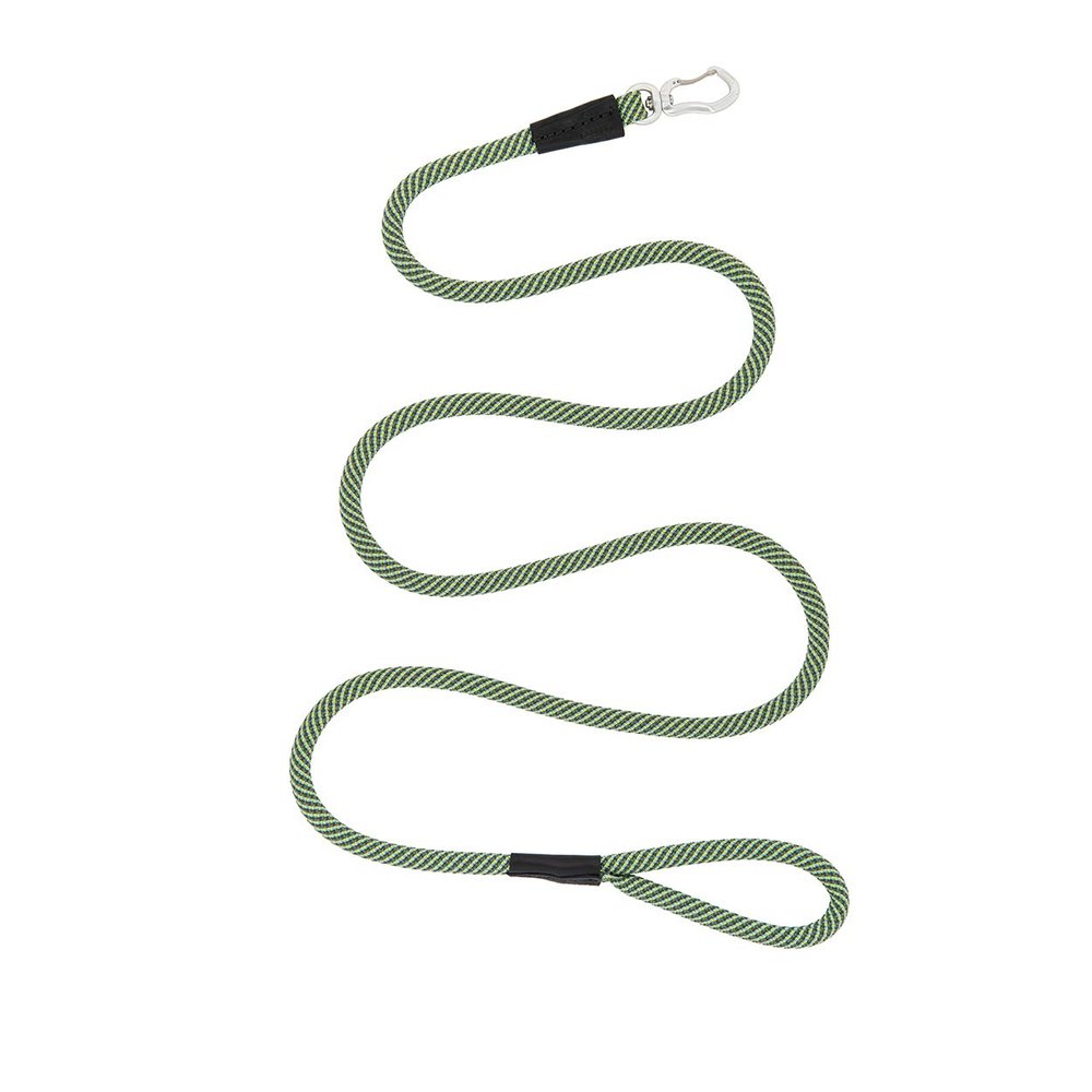 Terrain D.O.G. Elevation Leash, 7/16" x 6', Lime/Slate Blue/Olive/Gray