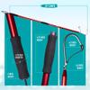 GAFFER SPORTFISHING Aluminum Fish Gaff Hook - Lightweight Fishing Pole with Sharp Stainless Steel Spear Hook - Ergonomic Foam Grips, Secure Lanyard - Saltwater & Freshwater Fishing Gaff - 54" Red view 2