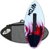 USA Made Slapfish Skimboard - Fiberglass & Carbon - Riders up to 140 lbs - 41" with Traction Deck Grip - Kids & Adults - 4 Colors (Red Board + Arch Bar & Board Bag) view 1