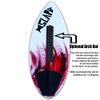 USA Made Slapfish Skimboard - Fiberglass & Carbon - Riders up to 140 lbs - 41" with Traction Deck Grip - Kids & Adults - 4 Colors (Red Board + Arch Bar & Board Bag) view 2