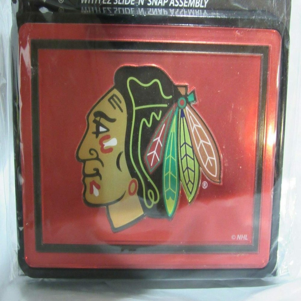 WinCraft Chicago Blackhawks Laser Cut Trailer Hitch Cap Cover