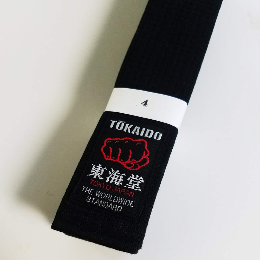 Tokaido Japanese Cotton Belt - BLBK (PRO) - 1.5" (#1/220cm - 86" inches)