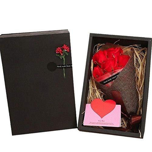 Anixl Box Handmade Soap Flowers Light Gift Home Garden Festive Party Supplies