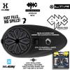 HK Army Dye LT-R/Rotor Paintball Loader Hopper Basic Epic Speed Feed Accessory - Charcoal view 2