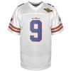 The Waterboy #9 Bobby Boucher Adam Sandler 50th Anniversary Movie Mud Dogs Bourbon Bowl Football Jersey (White, Small) view 2