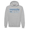 AH1177 - Old Dominion Monarchs Throwback Year Stripe Hoodie - X-Large - Sport Grey view 1
