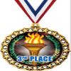 3rd Place Medal, 2 1/2" Galaxy Star Third Place Medals, Great Third Place Awards 50 Pack Prime view 1