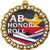 AB Honor Roll Medal, 2 1/2" Galaxy Star Honor Roll Medals, Great AB Honor Roll Awards 50 Pack Prime view 2