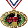 Bowling Medal, 2 1/2" Galaxy Star Bowling League Champion Medals, Great Bowling Team Awards 100 Pack view 1