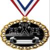 Bodybuilding Medal, 2 1/2" Galaxy Star Weightlifting Medals, Great Bodybuilder Awards 100 Pack Prime view 1