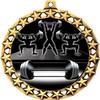 Bodybuilding Medal, 2 1/2" Galaxy Star Weightlifting Medals, Great Bodybuilder Awards 100 Pack Prime view 2