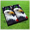 American Flag Series - Premium Cornhole Boards - Includes 2 Regulation Size 4' x 2' Cornhole Boards, and a Set of 8 Double Stitched Cornhole Bags (American Eagle Flag # 1286 view 1