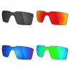 Mryok 4 Pair Polarized Replacement Lenses for Oakley Probation Sunglass - Stealth Black/Fire Red/Ice Blue/Emerald Green view 1