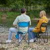 Portal Extra Large Quick Folding Tripod Stool with Backrest Fishing Camping Chair with Carry Strap (Camo) view 2