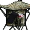 Portal Extra Large Quick Folding Tripod Stool with Backrest Fishing Camping Chair with Carry Strap (Camo) view 4