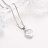 XSMZB Dad in Heart & Mom in Heart Cremation Jewelry for Ashes Keepsake Memorial Pendant Urn Necklace (Dad) view 4