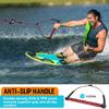 Obcursco Wakeboard Rope, 70FT Water Ski Ropes with EVA Handle. Ideal for Water Skiing, Wakeboard, Kneeboard (70FT, Red & Black) view 2