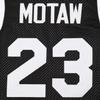Mens Basketball Jersey Tournament Shoot Out #23 Motaw 90S Moive Sports Shirts (Black, Large) view 4