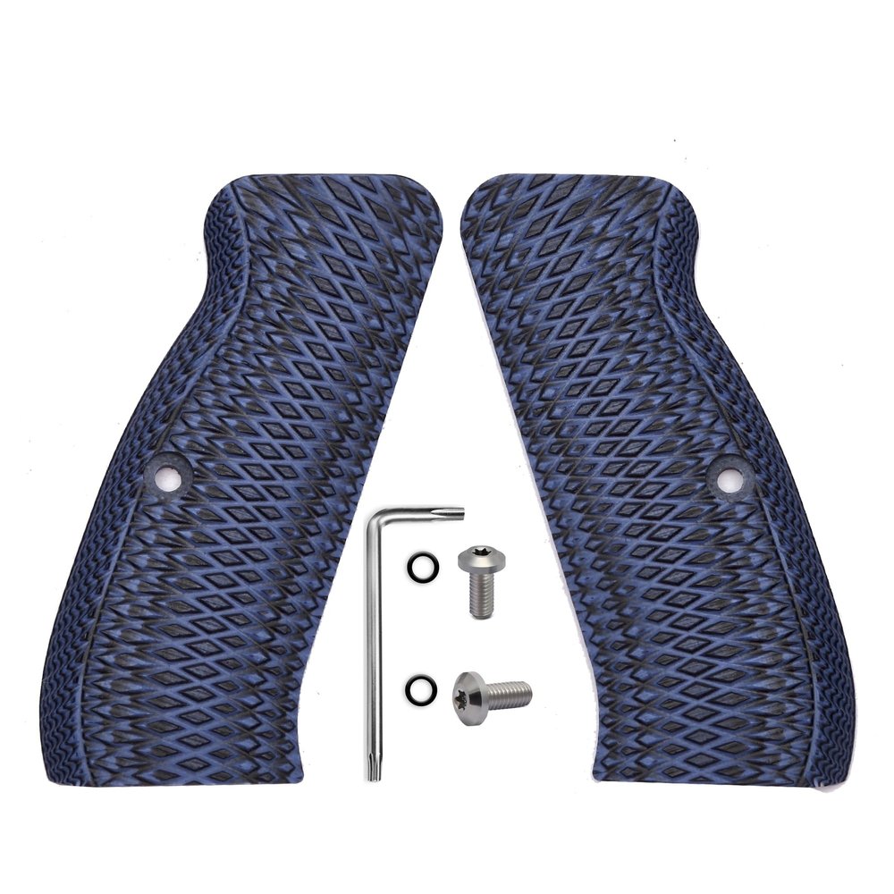 Guuun G10 CZ Grip for Full Size CZ 75 Matrix Light Texture