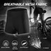 Lixada Men's Cycling Shorts 3D Padded MTB Bicycle Bike Underwear Shorts Breathable,Quick Dry Pants,Lightweight Shorts Red view 3
