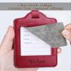 Teskyer Luggage Tags, 3 Pack Premium PU Leather Luggage Tags Privacy Protection Travel Bag Labels Suitcase Tags view 2