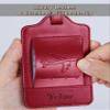 Teskyer Luggage Tags, 3 Pack Premium PU Leather Luggage Tags Privacy Protection Travel Bag Labels Suitcase Tags view 3