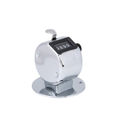 Hand Tally Counters, 4 Digit Mechanical Palm Counter Handheld Number Click Counter Tally Clicker Counter for Sports Games(1pc)