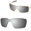 SAUCER Premium Replacement Lenses & Rubber Kits for Oakley Probation OO4041 Sunglasses High Definition - Chrome Metal Polarized view 2