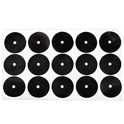 Alomejor Self Adhesive Pool Table Ball Marker, Easy Position Locator Stickers 15pcs Lightweight for Billiards Players Beginners Professionals Home Use
