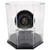 OnDisplay Deluxe UV-Protected Hockey Puck Display Case - Octagon Black Base view 2
