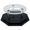OnDisplay Deluxe UV-Protected Hockey Puck Display Case - Octagon Black Base view 3