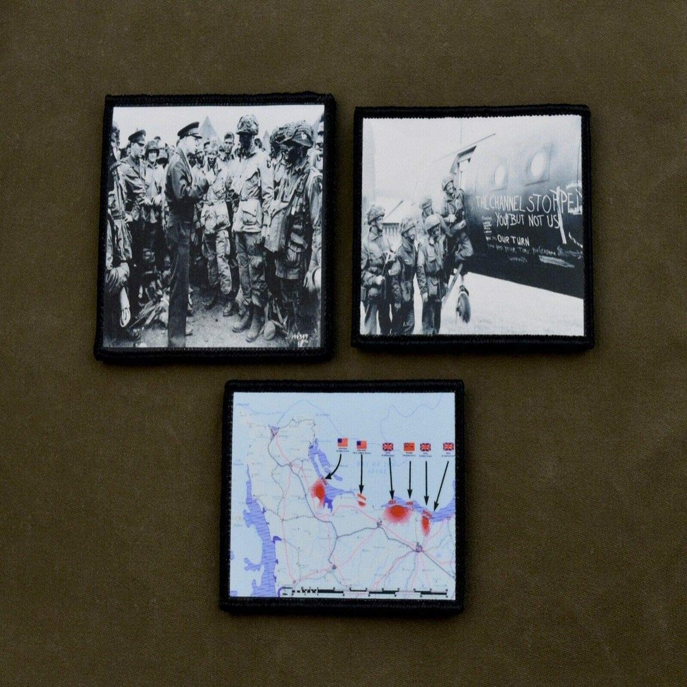 BritKitUSA Operation Overlord 75th Anniversary Limited Edition Patch Set D-Day Normandy
