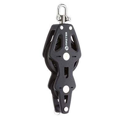 PLAIN BEARING BLOCK Sailboat Hardware 50mm 2" Single Swivel Shackle Fiddle Becket Master BP-0520F