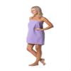 Turkish Linen Womens Waffle Spa Body Wrap with Adjustable Closure (XX-Large, Lavender) view 2