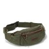 Sports Pockets Men's Sports Bag Multi-Function Fanny Pack Large-Capacity Waist Bag Canvas HW-25 (Green) view 1