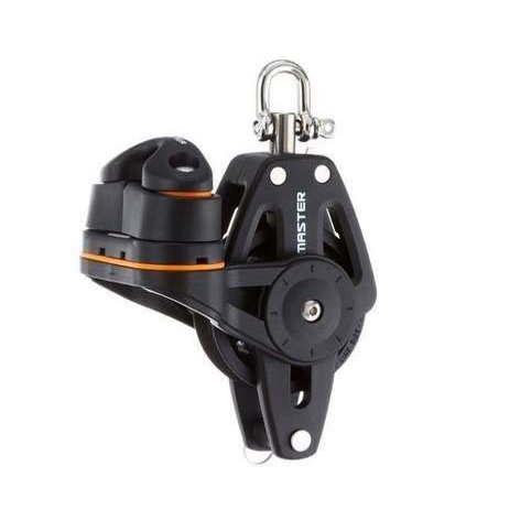 PLAIN BEARING BLOCK Sailboat Hardware 60mm 2 1/3" Single Swivel Shackle Becket Fairlead Cleat Master BP-0611F