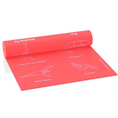 Miyoga Mat, Coral, 24in W X 72in L, MYM1