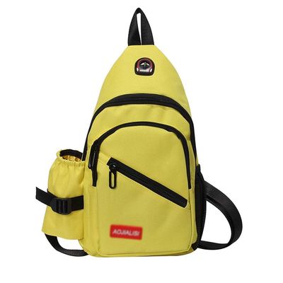 Fanny Pack Multi-Functional Unisex Waist Pack Fashion Waist Bag Canvas Waist Pack Large-Capacity S-85 (Yellow)