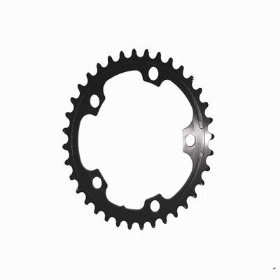 Absoluteblack Oval 110Bcd 2X Chainring Black, Shimano 9100/8000/9000/6800, 36T, 5H