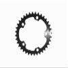 Absoluteblack Oval 110Bcd 2X Chainring Black, Shimano 9100/8000/9000/6800, 36T, 5H view 1