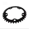 Absoluteblack Oval 110Bcd 2X Chainring Black, Shimano 9100/8000/9000/6800, 36T, 5H view 3