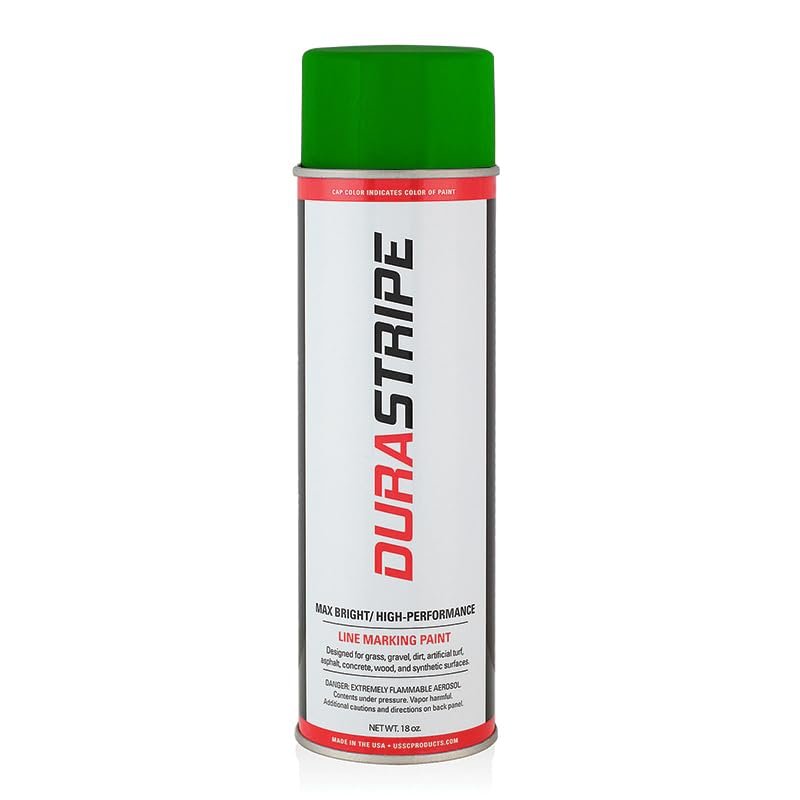 DuraStripe Athletic Field Marking Paint (Green) 12-18oz Cans Per Case