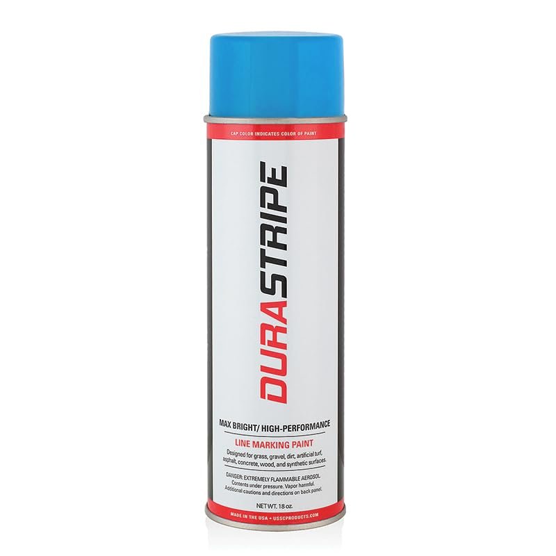 DuraStripe Athletic Field Marking Paint (Handi-Cap Blue) 12-18oz Cans Per Case